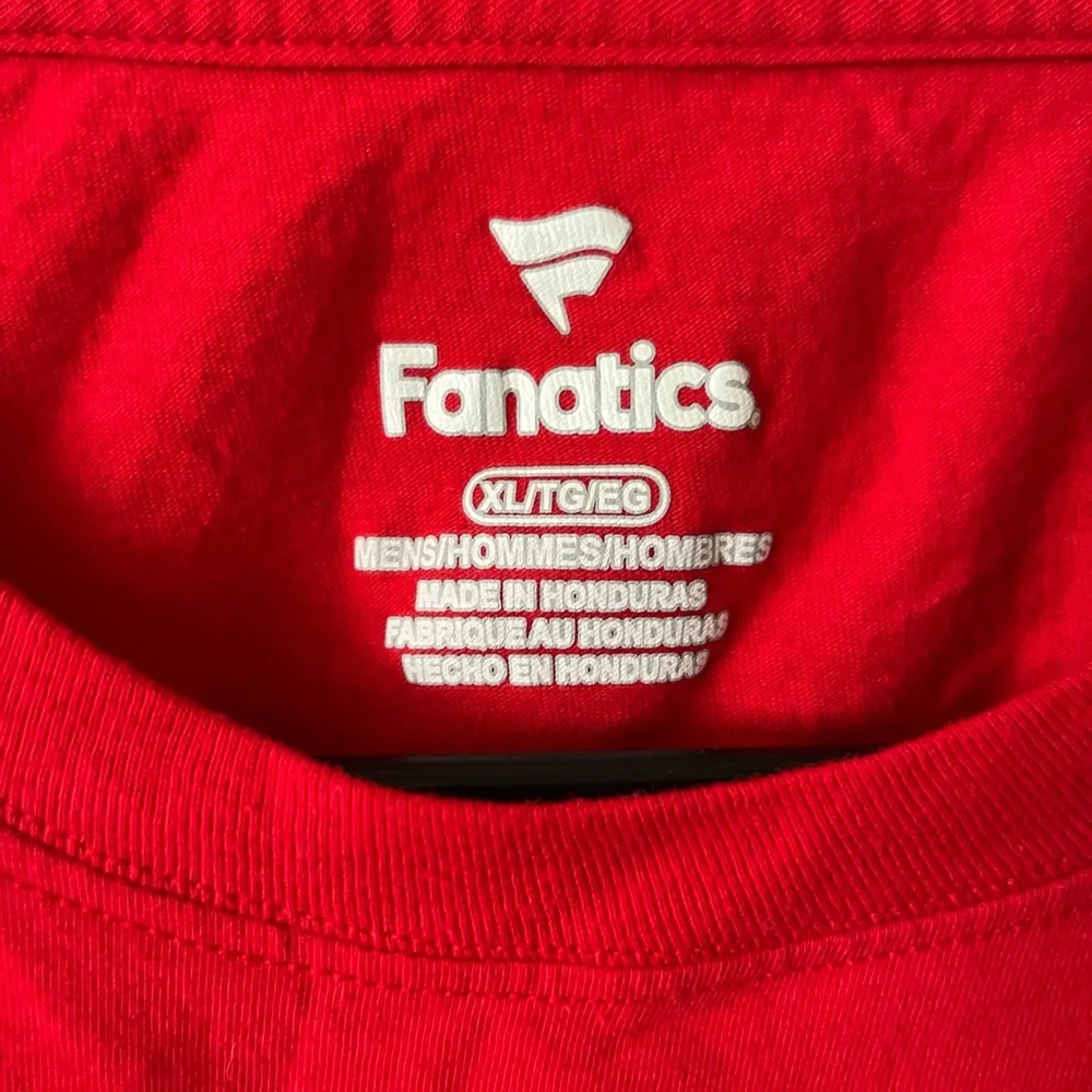 Philadelphia 76ers Fanatics Men’s XL Red Long Sleeve Shirt. Great Condition. - Picture 3 of 4